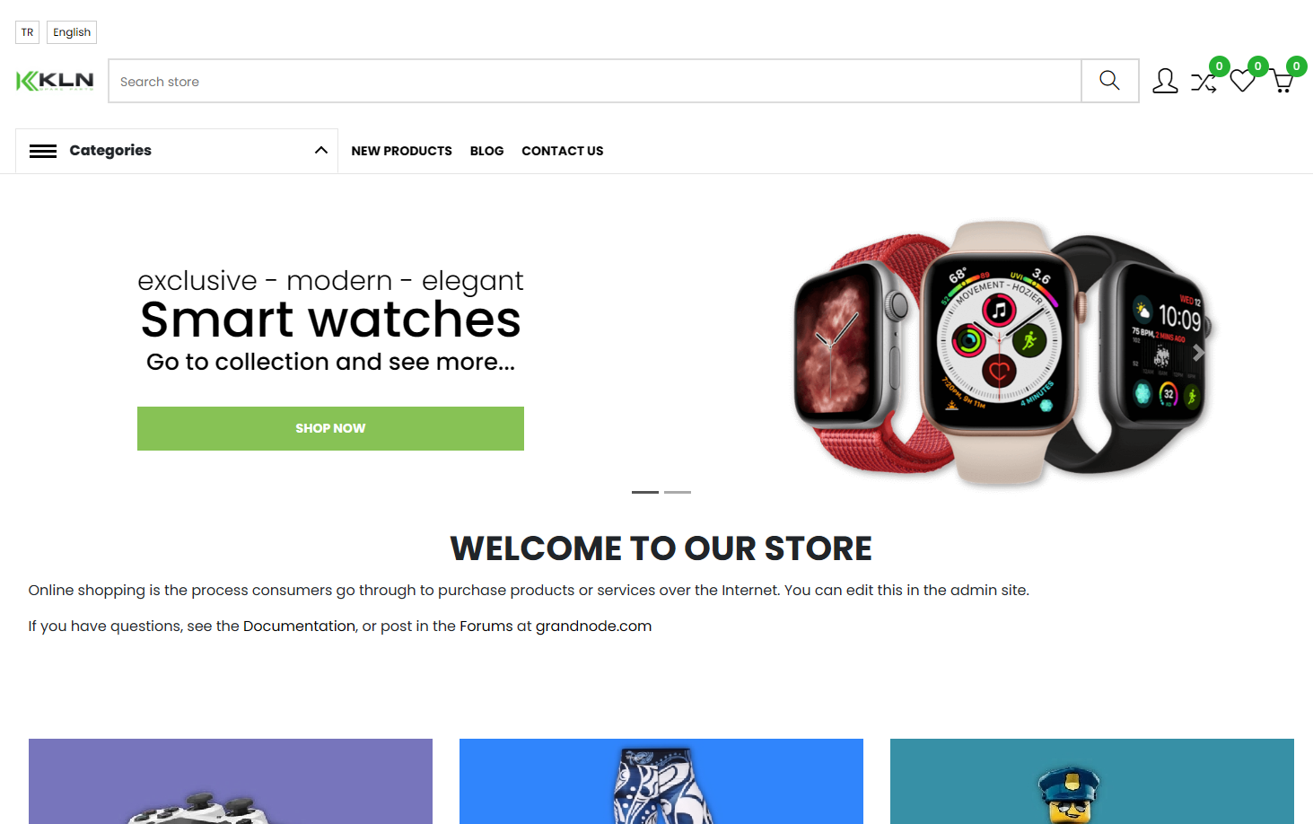 KLN Store İçin Modern ve Kullanıcı Dostu E-Ticaret Sitesi Geliştirildi